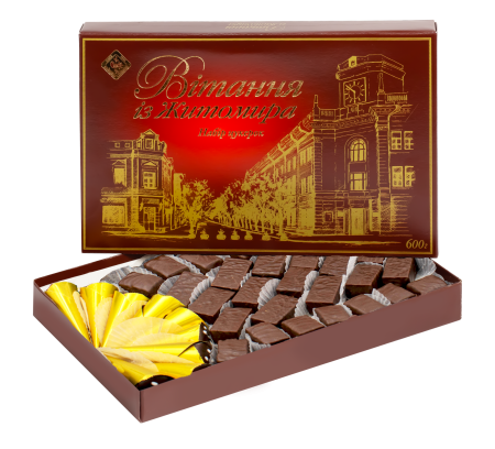 Набір цукерок "Вітання із Житомира" 600 г